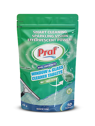 Window & Glass Cleaner Tablets (Green Magic)