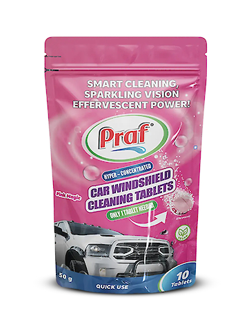 Car Windshield Cleaning Tablets (Pink Magic)